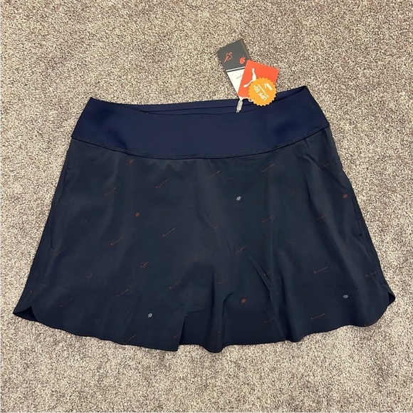 Puma Women's Love Golf Skort Size L Navy Power Shape UPF 50+ Stretch NWT $75 - Picture 2 of 16